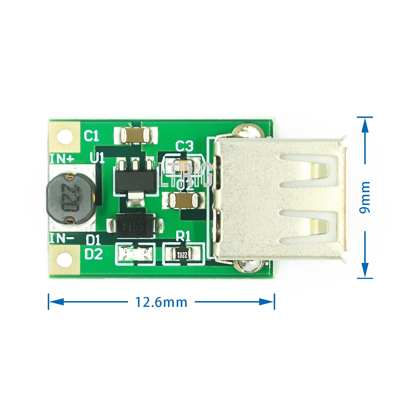 Custom 1PCS DC-DC booster Voltage regulator power module battery booster plate 0.9V~5V 5V mobile power boost