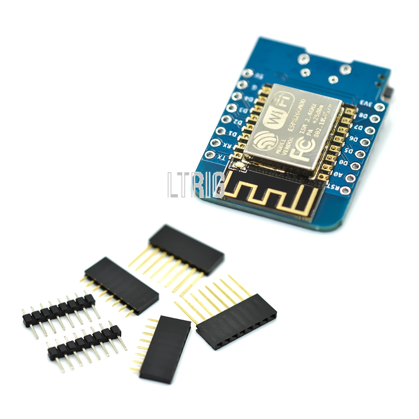 Custom 1PCS ESP8266 ESP-12 ESP12F CH340 V2 USB WeMos D1 Mini WIFI Development Board NodeMCU Lua IOT Board 3.3V With Pins