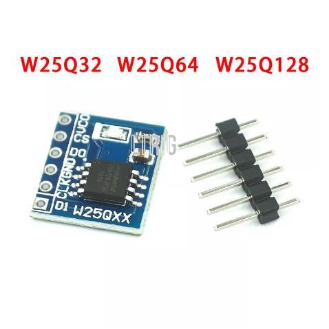 Custom 1PCS W25Q32 W25Q64 W25Q128 large capacity FLASH storage module SPI interface BV FV STM32 code
