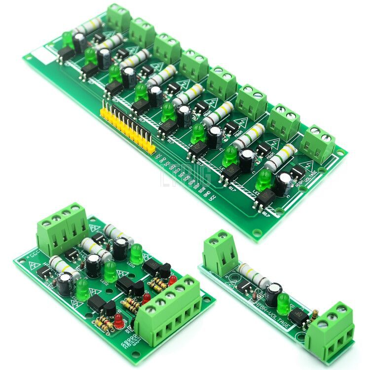 Custom 1PCSAC 220V Optocoupler Isolation Module Voltage Detect Board Adaptive For PLC Isolamento Fotoaccoppiatore Module