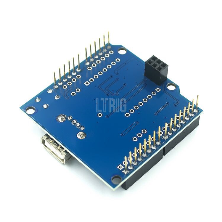 Custom 1PCSUSB Host Shield 2.0 forArduino Suppot Google ADK acbook efi sam chip flashinpmg programing board