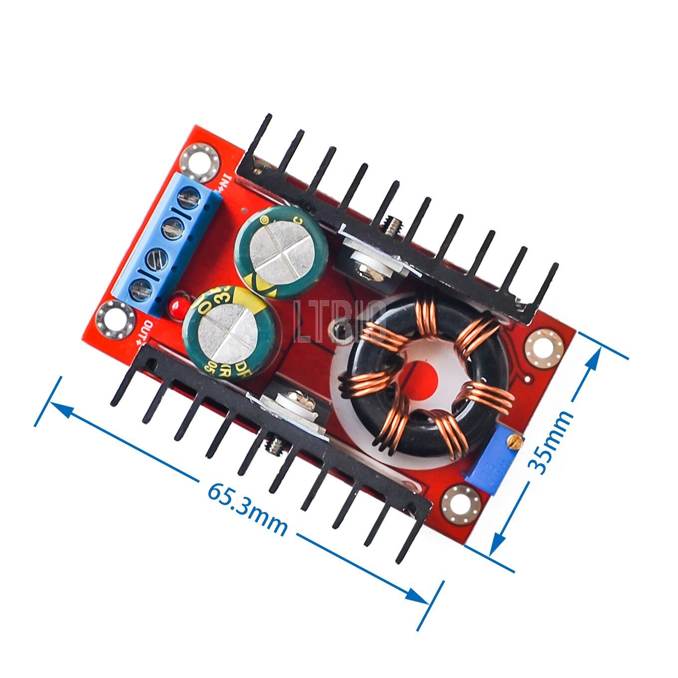 custom 1Pcs 150W Boost Converter DC-DC 10-32V to 12-35V Step Up Voltage Charger Module Drop