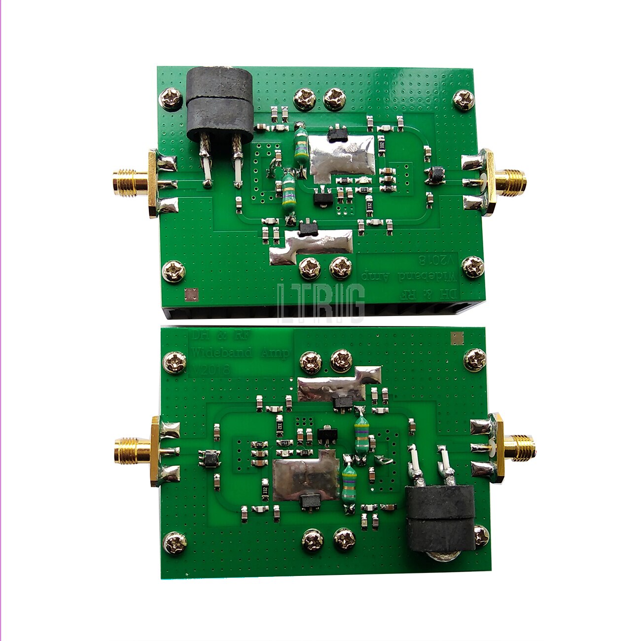 custom 1Pcs 20MHz-512MHz 5W ultra-wideband RF power amplifier linear power amplifier FM radio remote control V2019