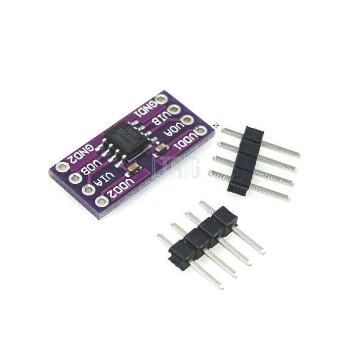custom 1Pcs ADUM1201 Magnetic Isolator Sensor Module Isolator Board Module Replace 8 Optocouplers DIP Interface SPI