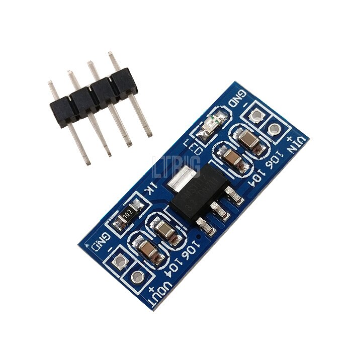 custom 1Pcs Alta Qualidade1pcs AMS1117 3.3V Para DC-DC Step-Down Power Supply Module 800MA