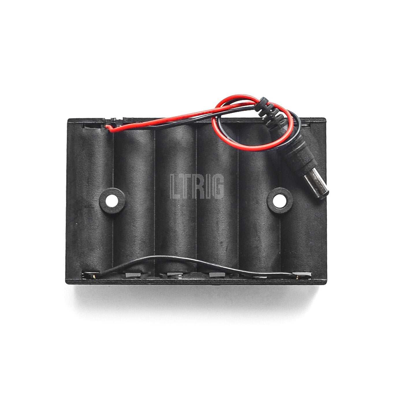 custom 1Pcs Battery Case Holder with Clip for 6pcs AAA Ordinary or Rechargeable Batteries for Arduino Robot Car