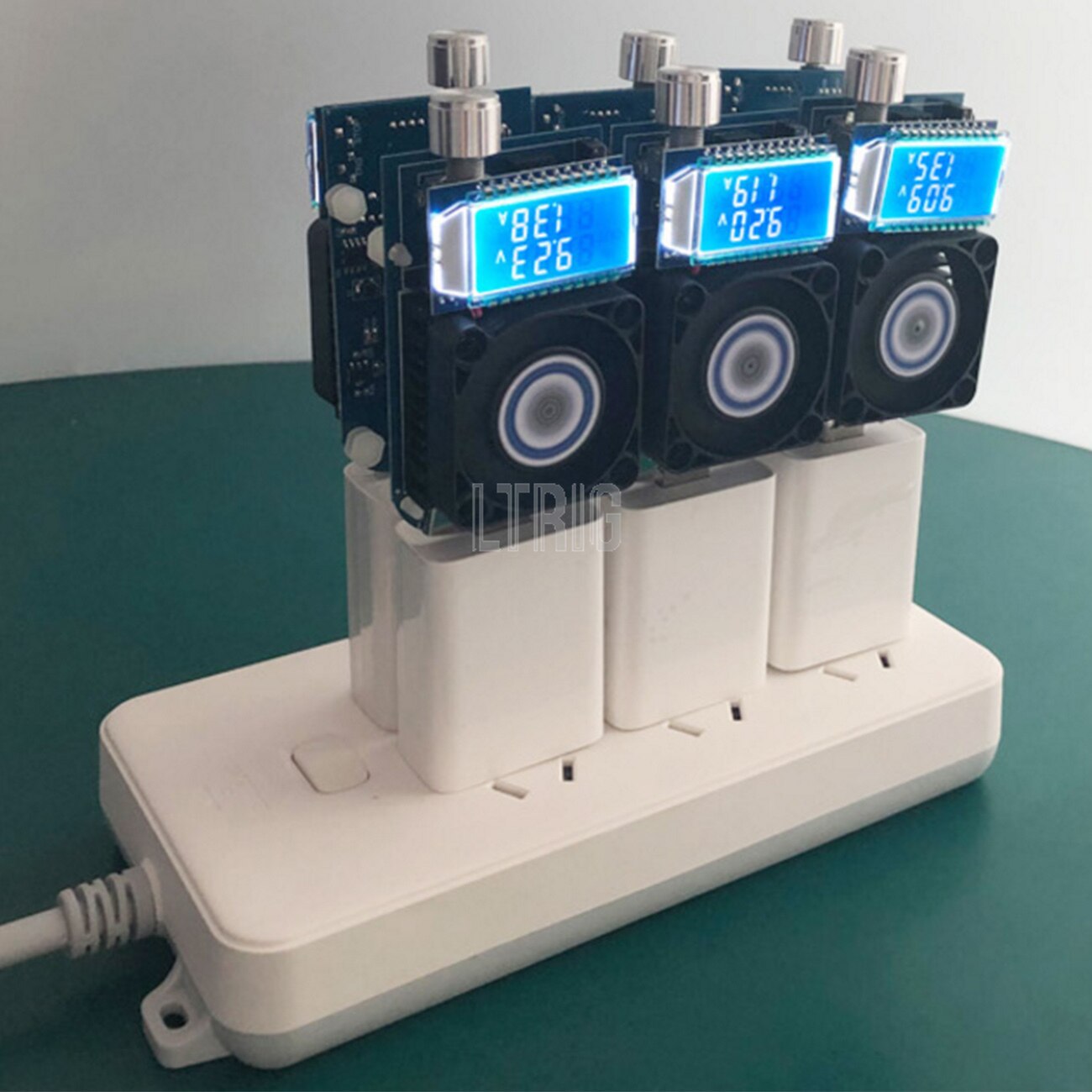 custom 1Pcs Constant Current Electronic Load USB Type C QC2.0/3.0 AFC FCP triggers Battery Tester Discharge Capacity meter