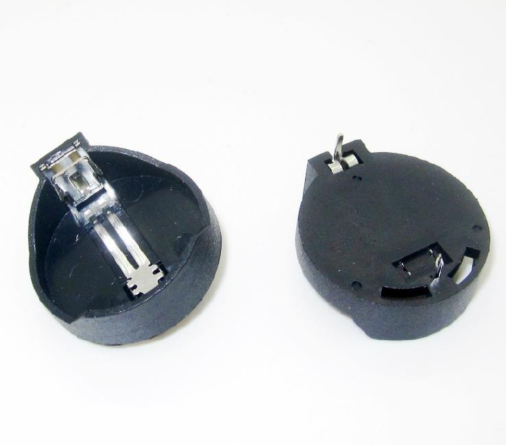 custom 1Pcs DIP CR2032 2032 Battery Button Cell Coin Holder Socket Case Black,ICs
