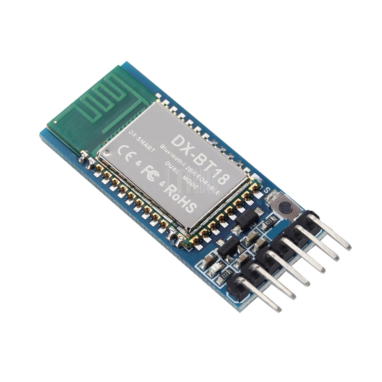custom 1Pcs DX-BT18 serial port Bluetooth module dual mode SPP2.0 + BLE4.2 transparent compatible HC-05 HC-06 slave mode