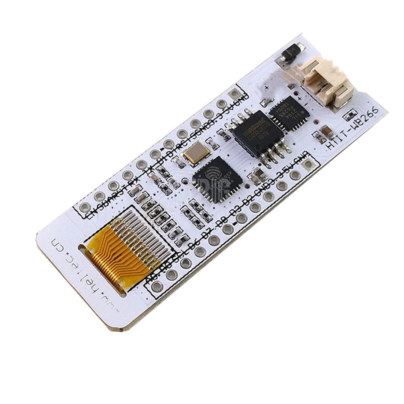 custom 1Pcs ESP8266 WIFI Chip 0.91 inch OLED CP2014 32 Mb Flash PCB Board for NodeMcu ESP 8266 IoT Module for Arduino IOT