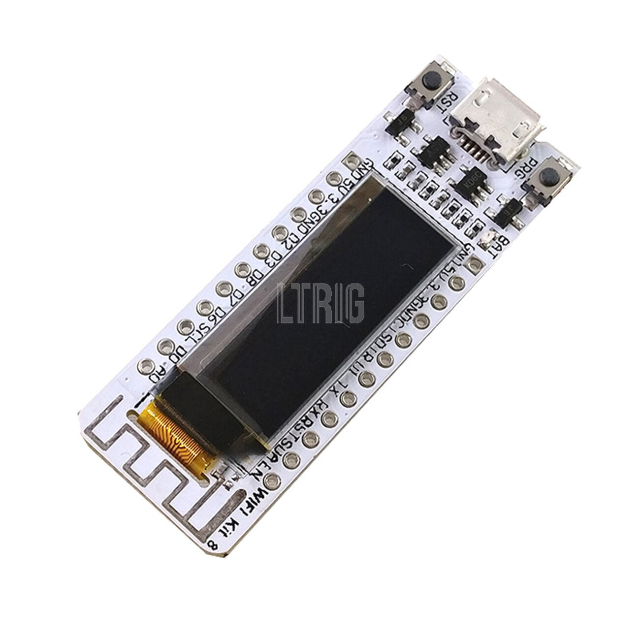 custom 1Pcs ESP8266 WIFI Chip 0.91 inch OLED CP2014 32 Mb Flash PCB Board for NodeMcu ESP 8266 IoT Module for Arduino IOT