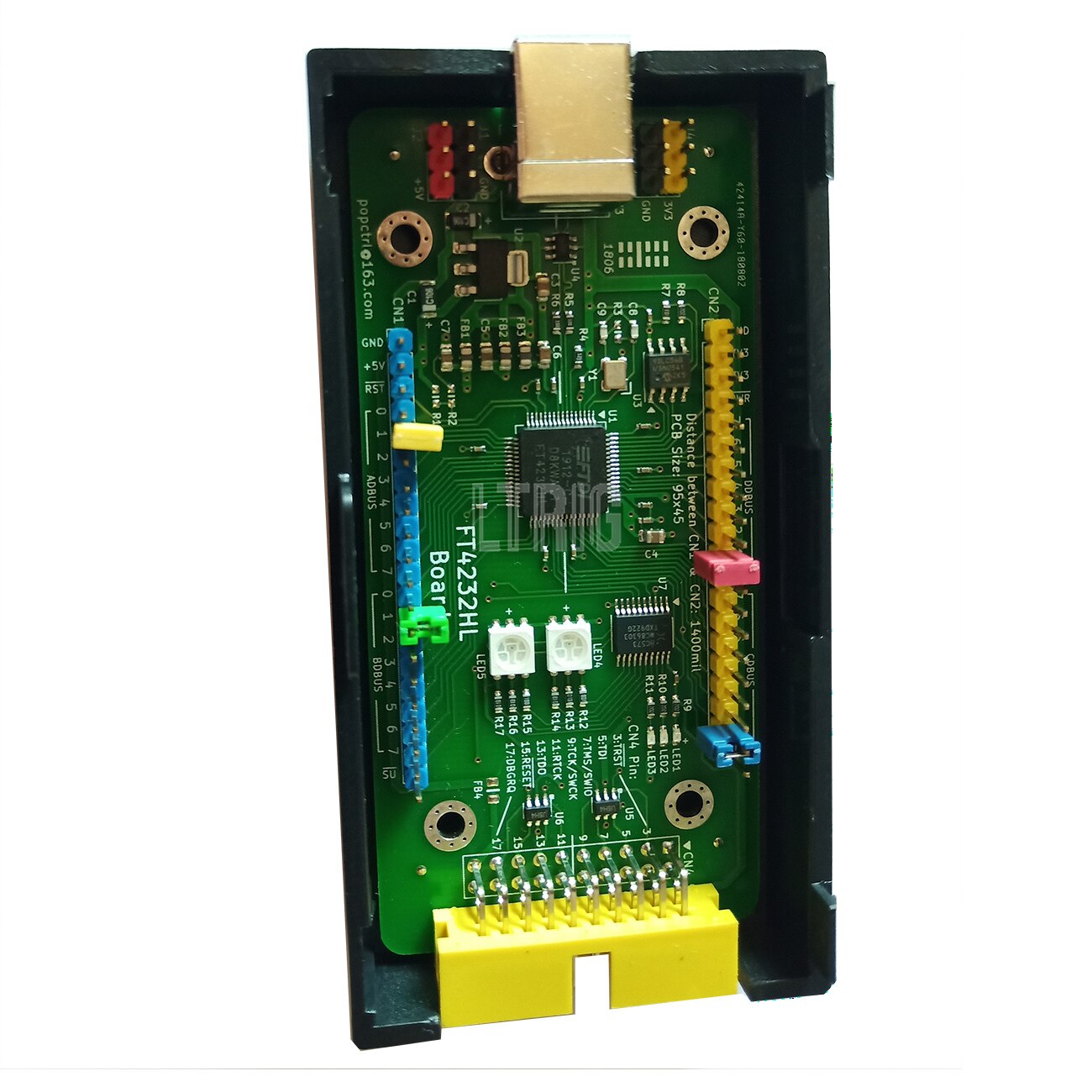 custom 1Pcs FT4232HL FT4232 development board USB to serial port JTAG SPI I2C openOCD