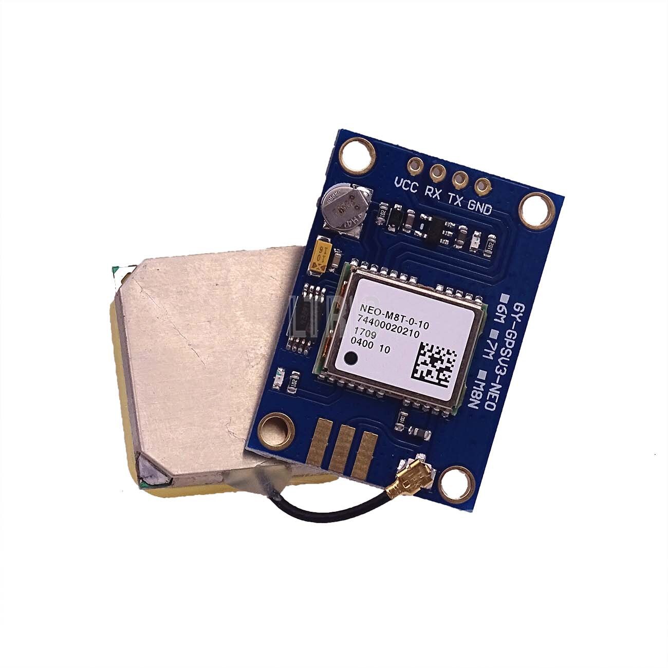 custom 1Pcs GY-GPSV3-M8T NEO-M8T GPS antenna module compatible with LEA-5T LEA-6T and other high-precision timing data