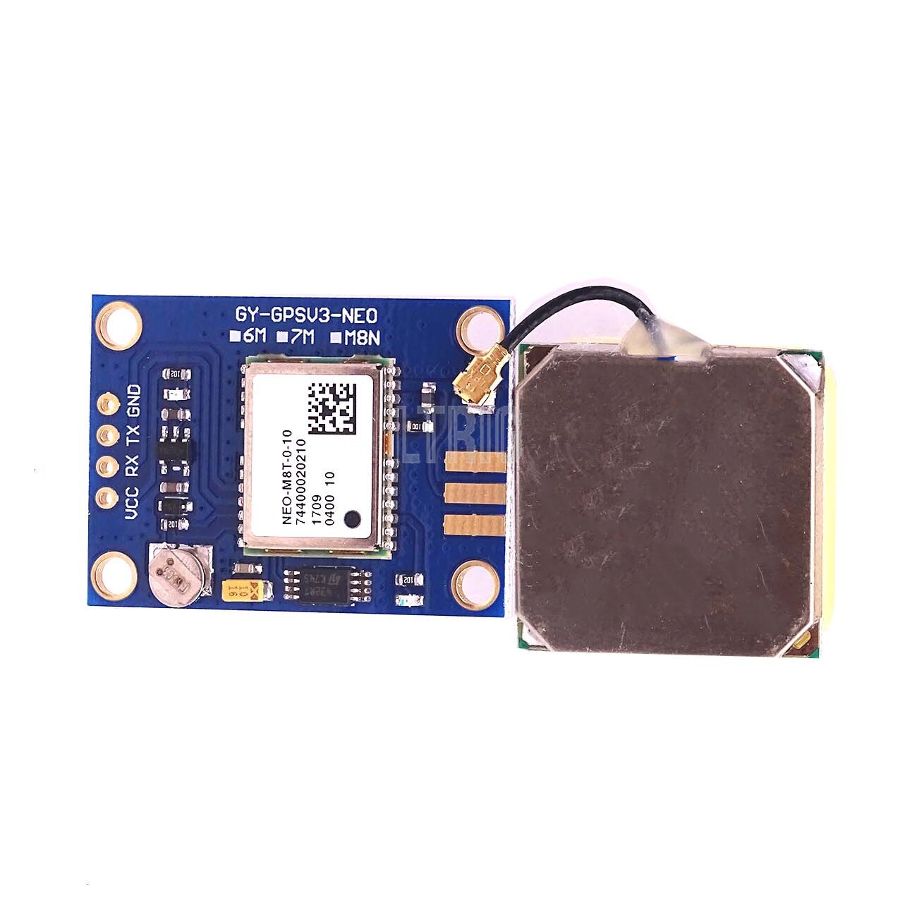 custom 1Pcs GY-GPSV3-M8T NEO-M8T GPS antenna module compatible with LEA-5T LEA-6T and other high-precision timing data