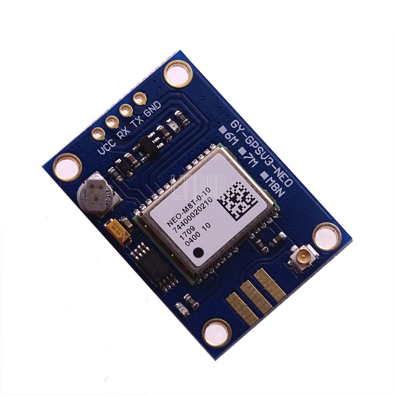 custom 1Pcs GY-GPSV3-M8T NEO-M8T GPS antenna module compatible with LEA-5T LEA-6T and other high-precision timing data