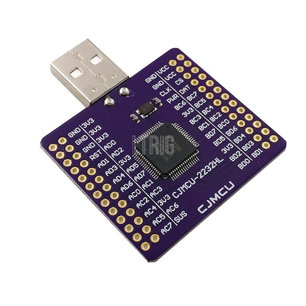 custom 1Pcs New FT2232HL USB TURN UART/FIFO/SPI/I2C/JTAG/RS232 module external memory