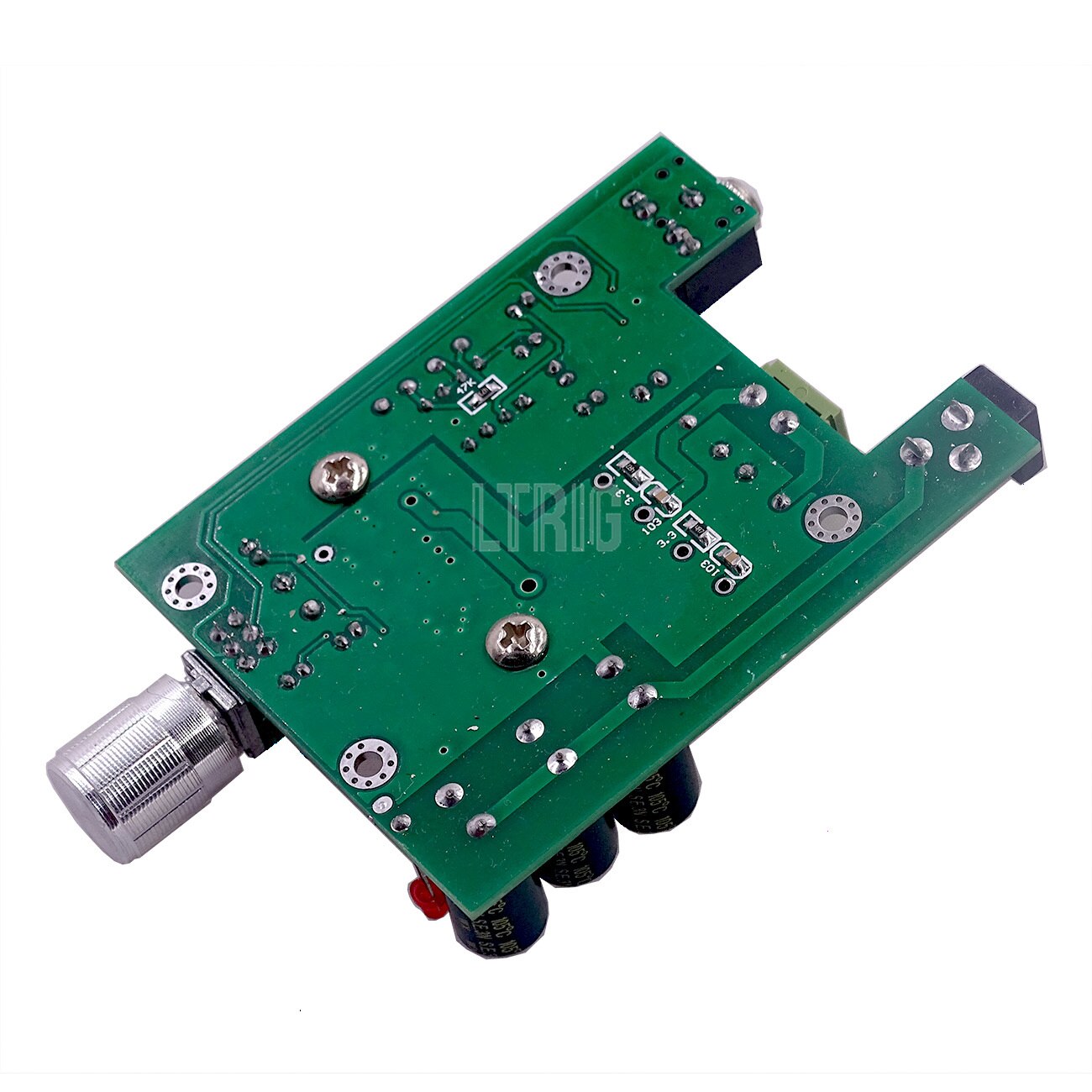 custom 1Pcs TPA3116 Subwoofer 100W 3.5mm Digital Power Amplifier Board Amplifiers TPA3116D2 NE5532 OPAMP 8-25V A4-010