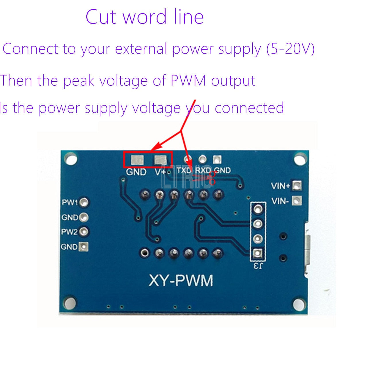 custom 1Pcs USB DC 2CH PWM Adjustable Signal Generator Cycle Pulse Frequency for Digital LED Display Tube 5V 12V 24V DIY