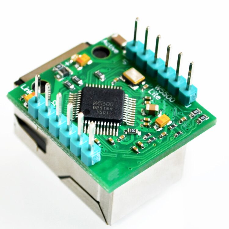 custom 1Pcs USR-ES1 W5500 Chip New SPI to LAN Ethernet Converter TCPIP Mod