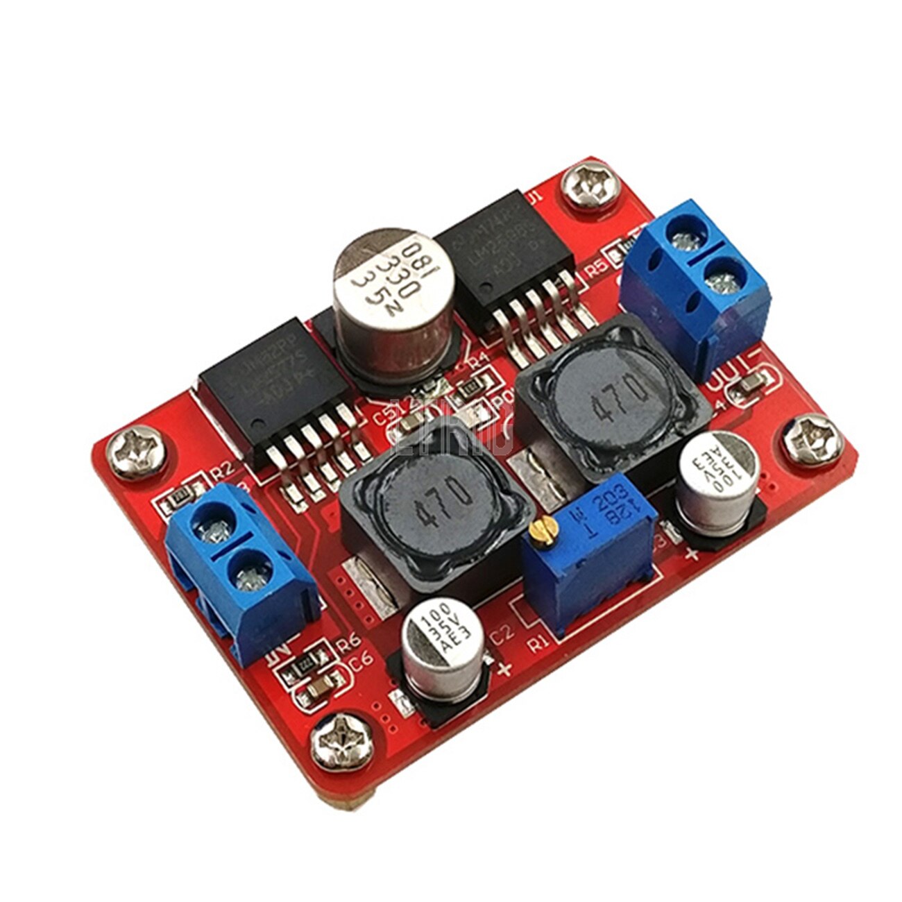 custom 1Pcs XL6019 replace LM2577S LM2596S DC-DC Step Up Down Boost Buck Voltage converter Module 15W
