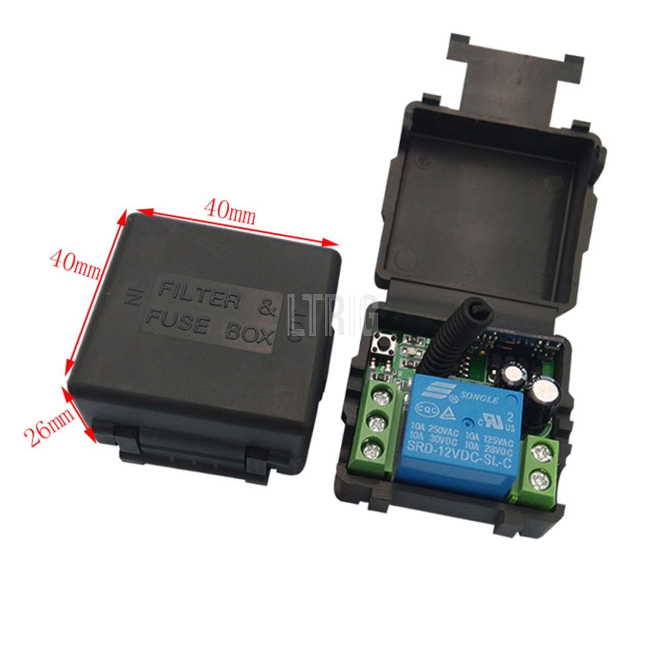 customized 1Pcs 12V single access control remote switch electric door lock light wireless remote control receiver 433