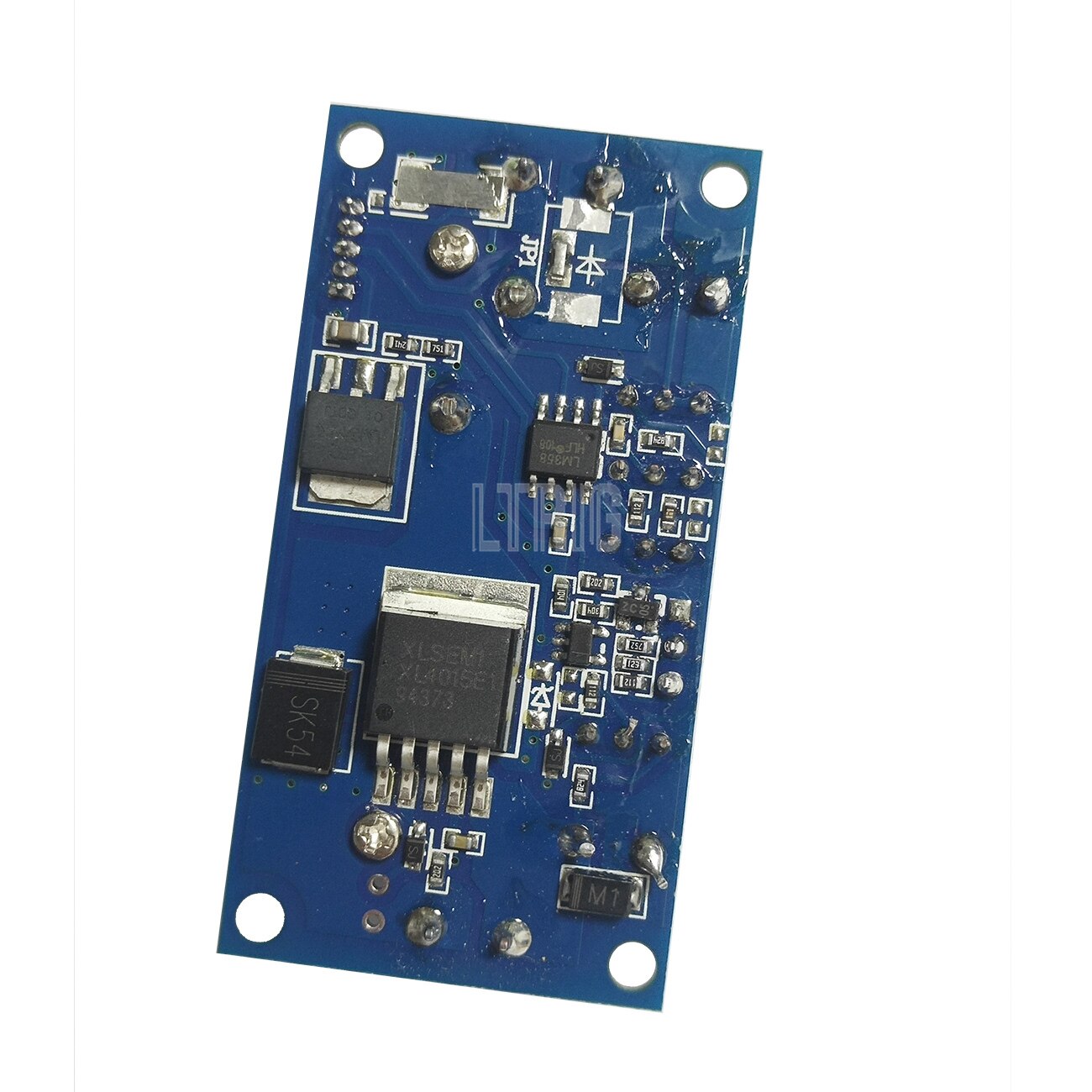 customized 1Pcs DC-DC 5A electrolytic converter, digital LED solar voltage regulator vehicle battery charging test