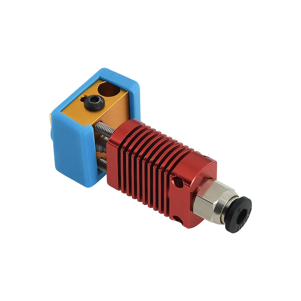 Custom MK8 Assembled Extruder Hot End Kit For Ender 3 CR-10 Printers 1.75mm 0.4mm Nozzle Aluminum Heating Block 3D Printer Accessories