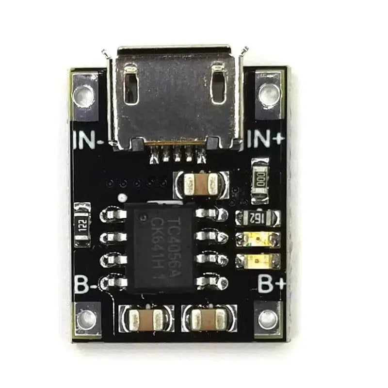 Custom Micro USB 5V 1A 18650 TP4056 Lithium Battery Charger Module Charging Board With Protection Dual Functions 1A Li-ion