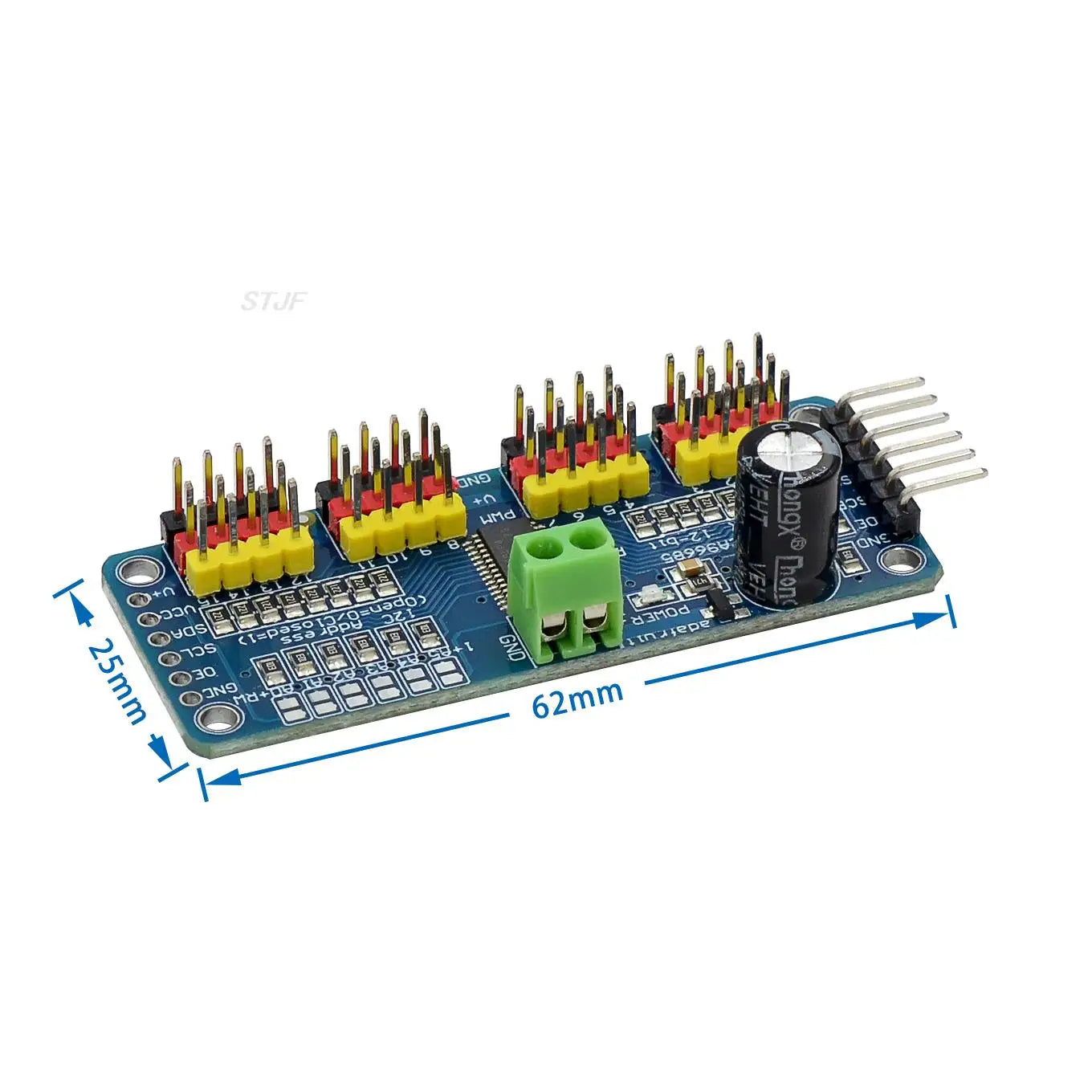 Custom PCA9685PW 16 Channel 12-bit PWM/Servo Driver-I2C interface PCA9685 module pi shield module servo shield