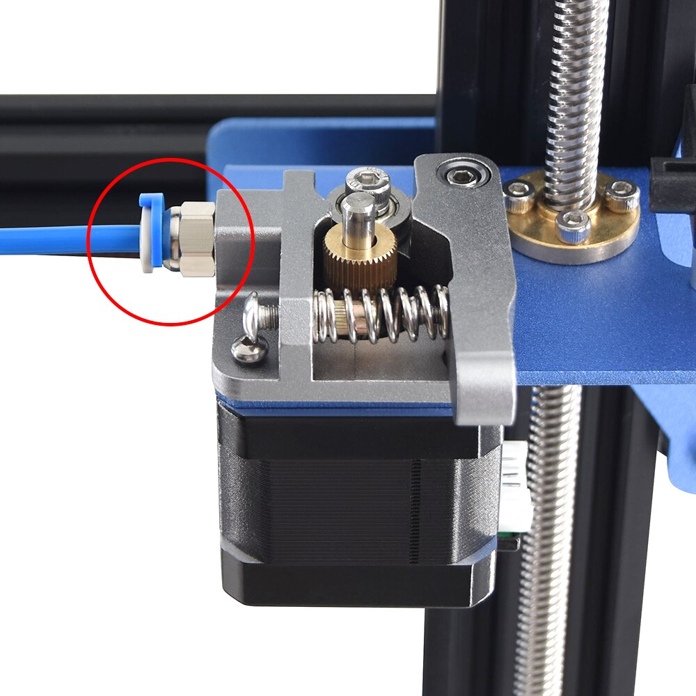 Pneumatic Fittings Connector Straight Air 3D Printer Copper For Ender 3 MK8 CR10 Extruder PC4-01 Perforated Pneumatic Connector customize