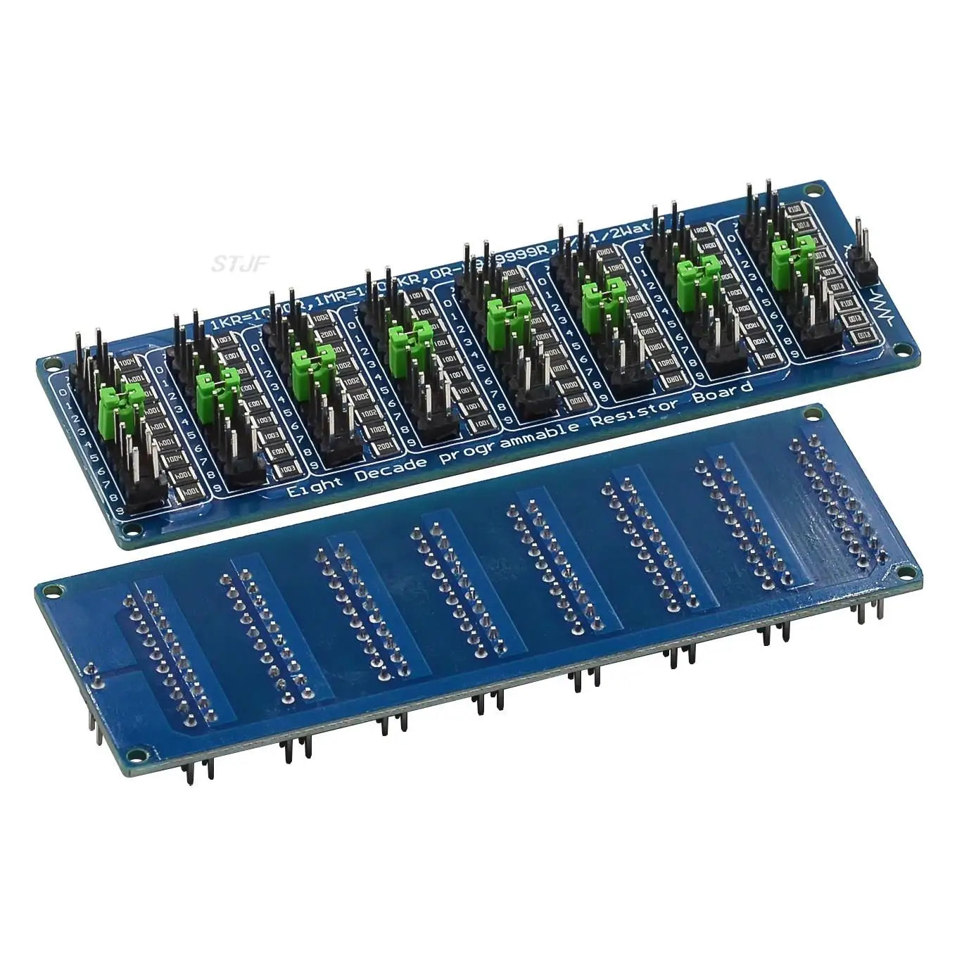 Custom Programmable Eight Decade Resistor Board 0.1R-9999999.9R 0.1-9.9999999MR (0-10MS) Step Accuracy 0.1R 1/2 W SMD Resistance Module