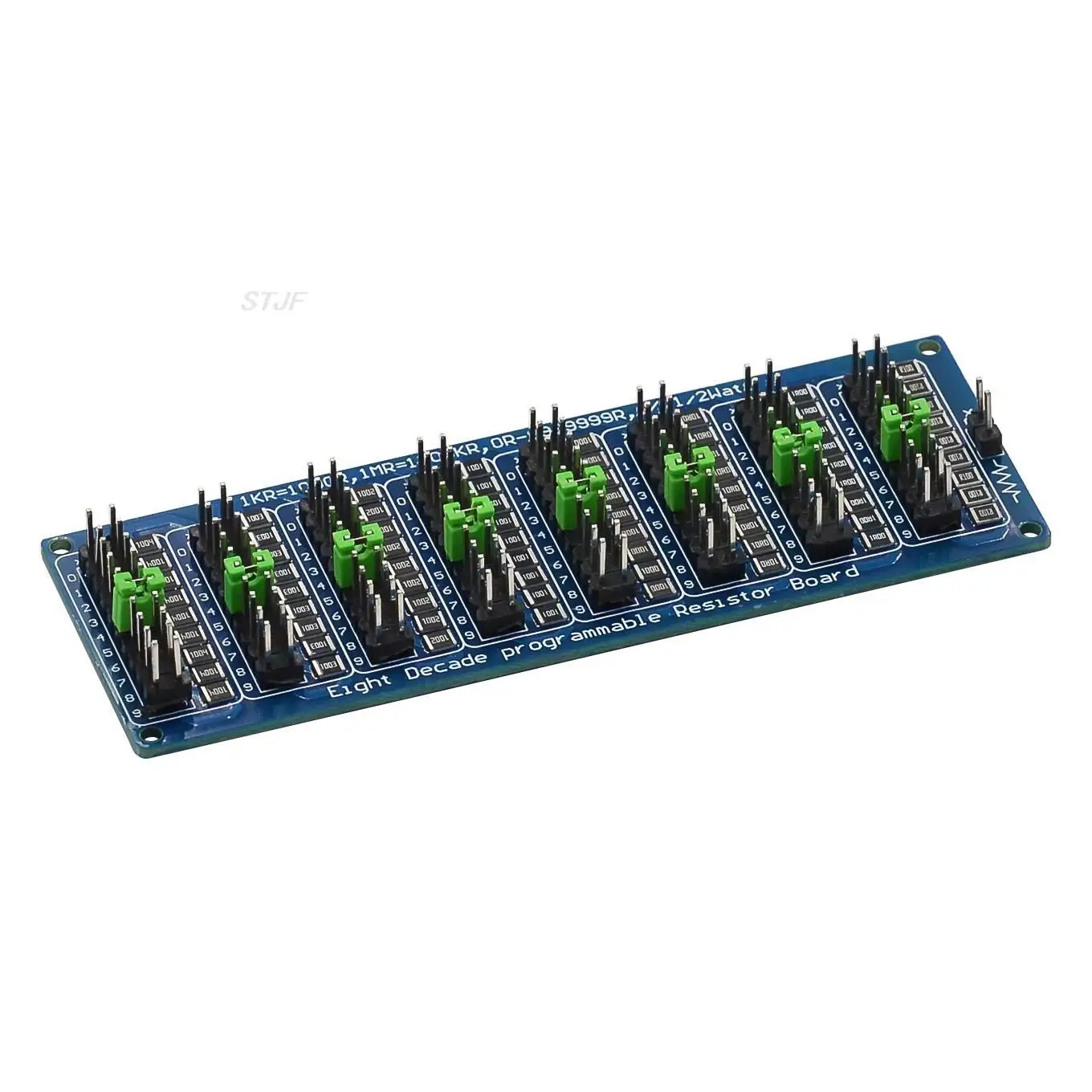 Custom Programmable Eight Decade Resistor Board 0.1R-9999999.9R 0.1-9.9999999MR (0-10MS) Step Accuracy 0.1R 1/2 W SMD Resistance Module