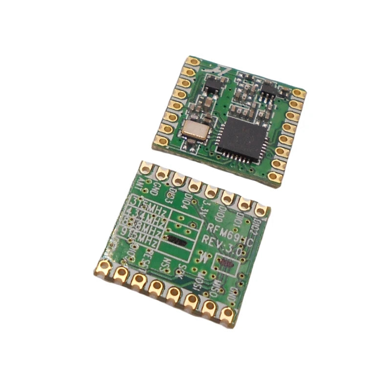 Custom RFM69HCW 433/868/915mhz FSK Wireless Transceiver Module SX1231 16 * 16mm