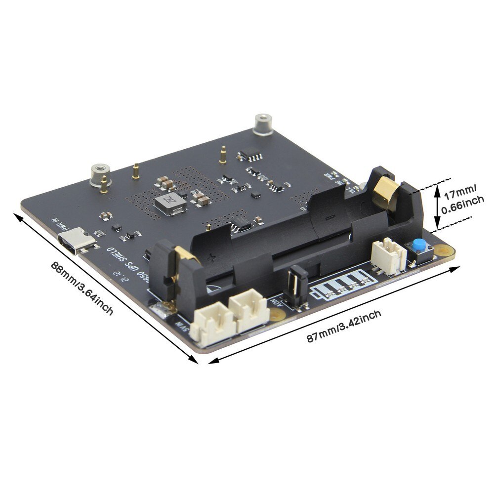Raspberry Pi 4 model B 18650 UPS HAT,X703 V1.2 Shield/Expansion Board customize