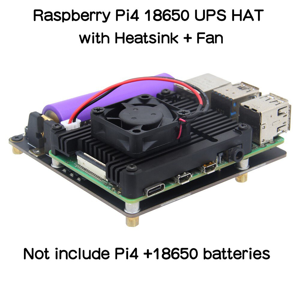 Raspberry Pi 4 model B 18650 UPS HAT,X703 V1.2 Shield/Expansion Board customize