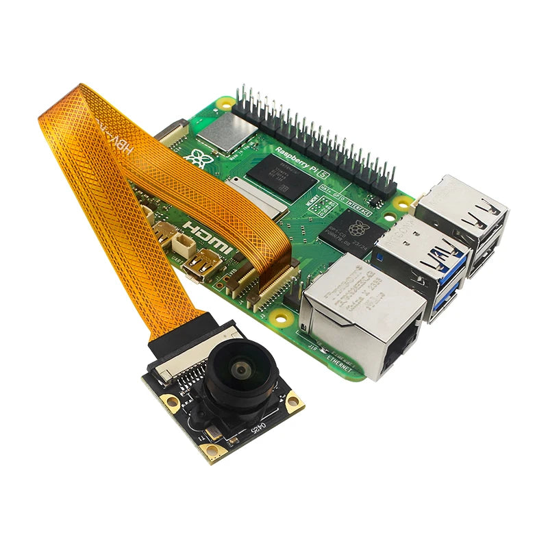 Custom Pi 5 8MP Camera IMX219 Sensor Chip CSI Interface 77° 130° 160° 200° Camera Webcam for Pi 5