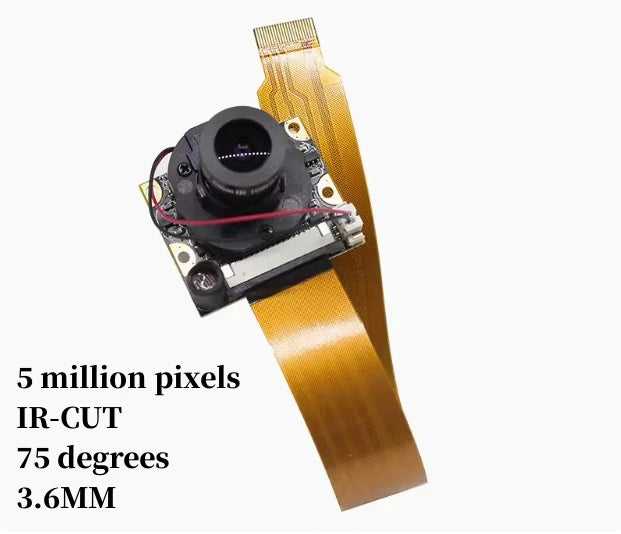 Custom Pi 5 CSI Camera Module OV5647 IMX219 5 million, 8 million, 16 million pixels Sensor Camera Visual Recognition Camera