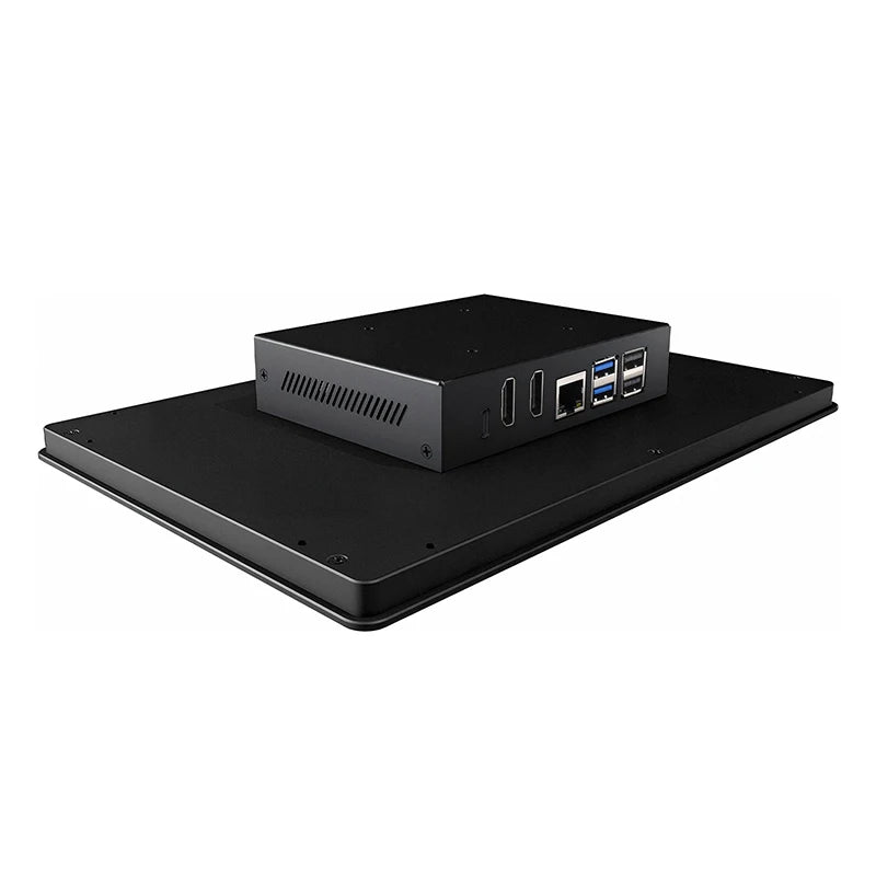 Custom Pi 5 Industrial Touch Display 10.1 Inch 1280x800 IPS 10-Point Touch Aluminum Case Supports Dual 4K HDMI-compatible