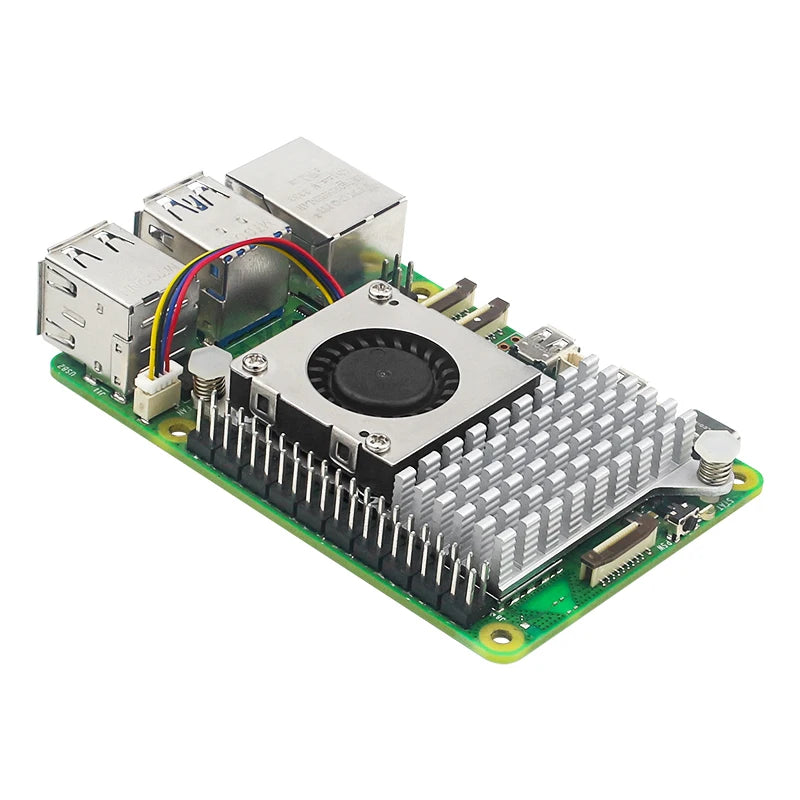 Custom Pi 5 PWM Cooling Fan 30x30x7 Air-blower JST Interface Replacement Fan Module for Pi Active Cooler