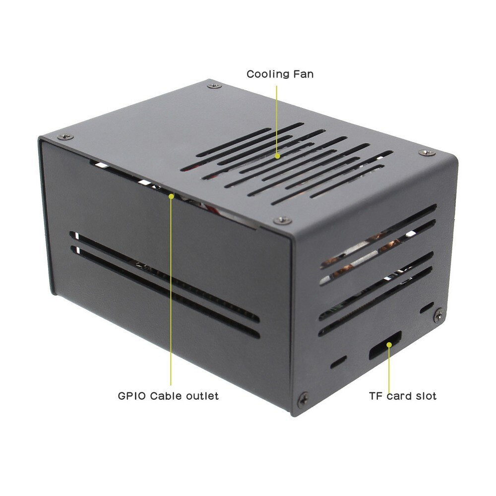Raspberry Pi Low-profile CPU Cooler ICE Tower Cooler with Metal Case for Raspberry Pi 4B customize