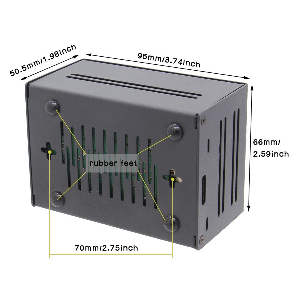 Raspberry Pi Low-profile CPU Cooler ICE Tower Cooler with Metal Case for Raspberry Pi 4B customize