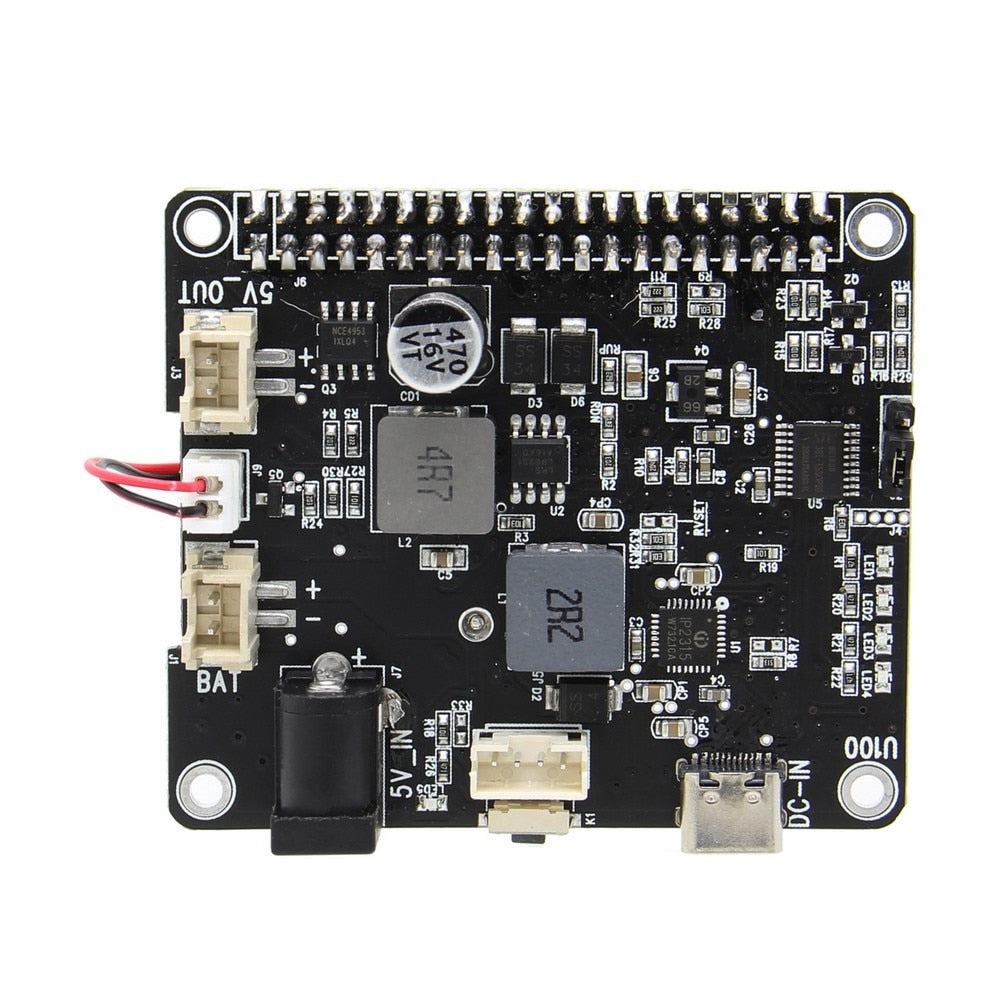Raspberry Pi U100 18650 UPS HAT ,compatible Raspberry Pi 4 Model B / 3B+ / 3B / 2B /B+ / 3A+ customize