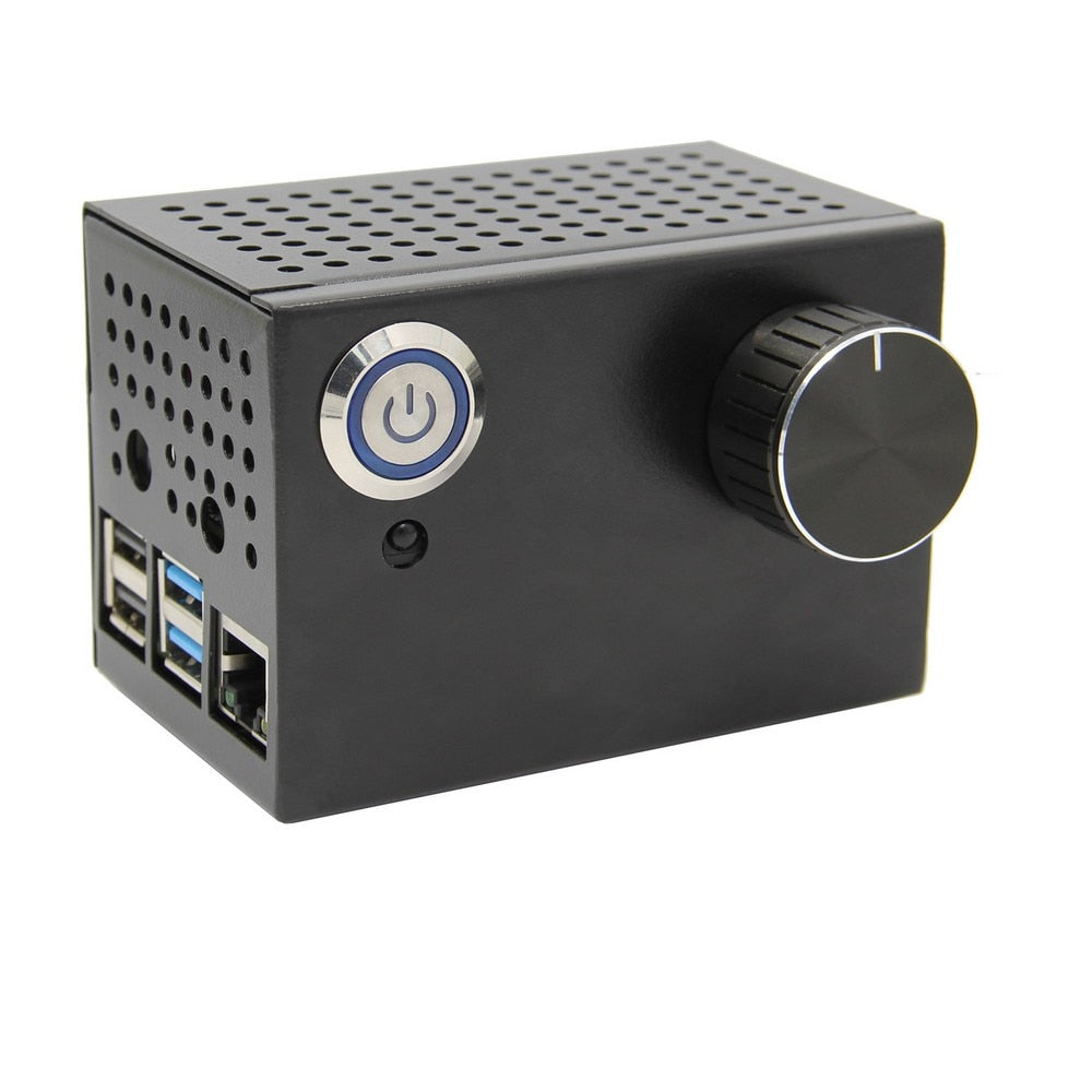 Raspberry Pi X400 Metal Case for X400 V3.0 DAC AMP Audio Expansion Board and Raspberry Pi 4 Model B Only customize