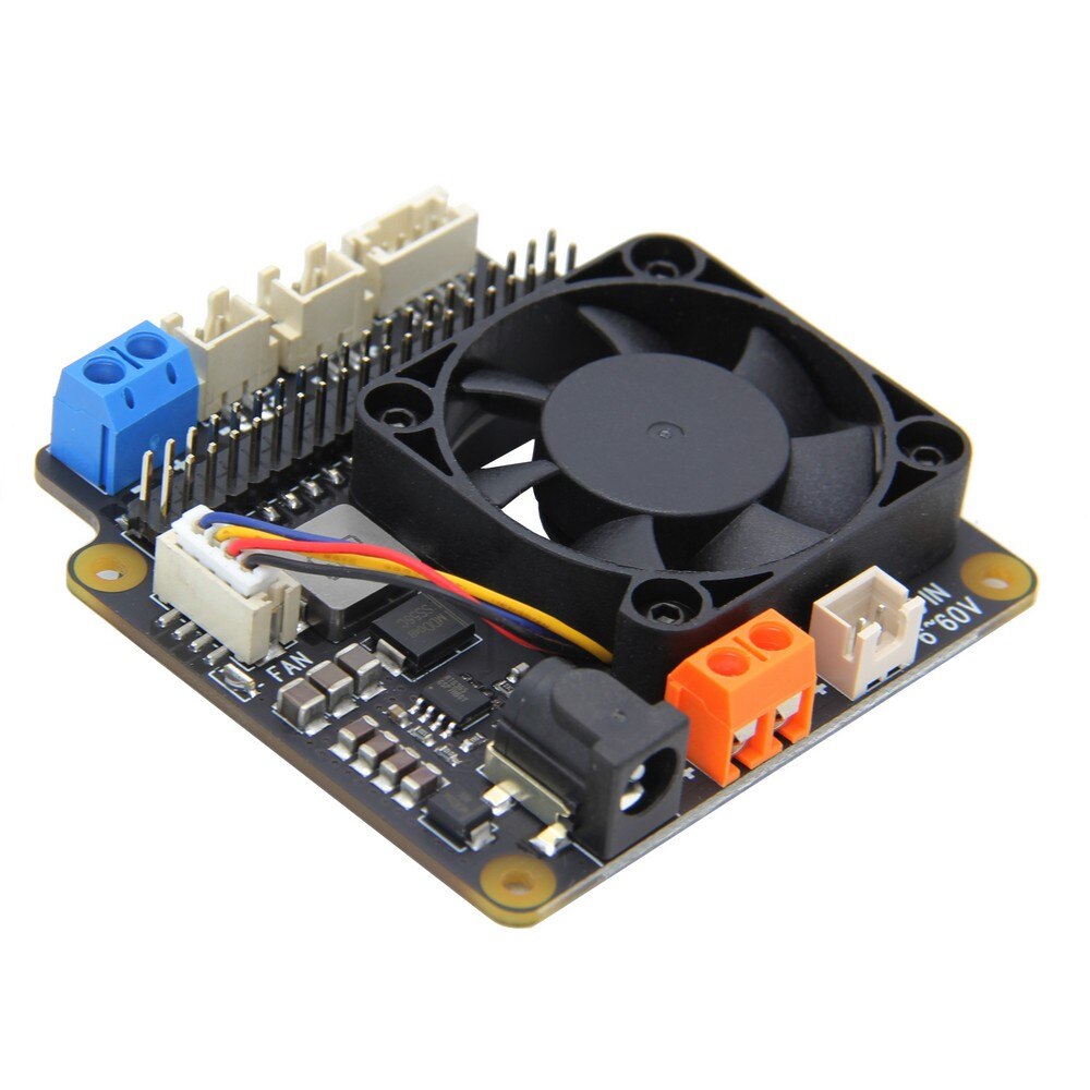 Raspberry Pi X715 Power Management Expansion Board with Wide Voltage Input(6V~60V) & PWM Fan for Raspberry Pi 4 B / 3B+ / 3B customize