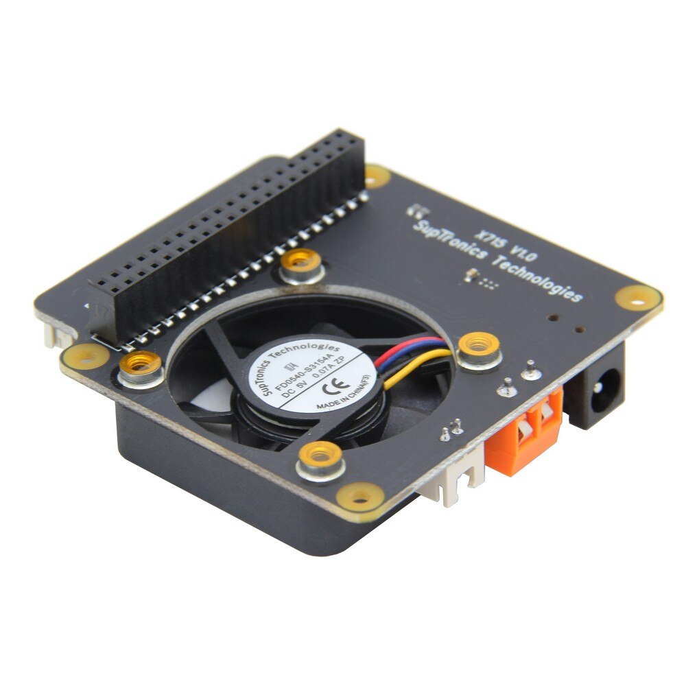Raspberry Pi X715 Power Management Expansion Board with Wide Voltage Input(6V~60V) & PWM Fan for Raspberry Pi 4 B / 3B+ / 3B customize