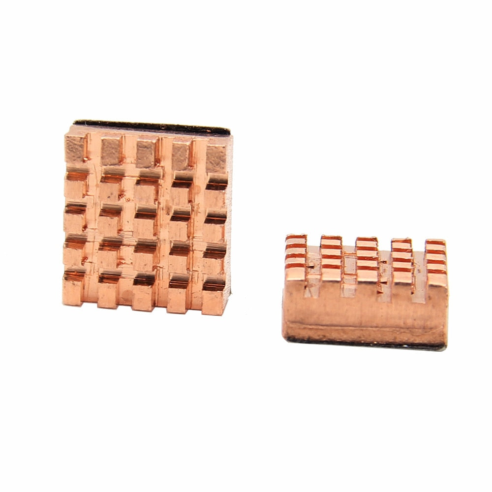 Raspberry pi 4 Heatsink (2Pcs) Copper Heat Sink for Raspberry pi 4 model b / 3b +(plus)/ 3b / 2B/ Zero / Zero W (wireless) customize