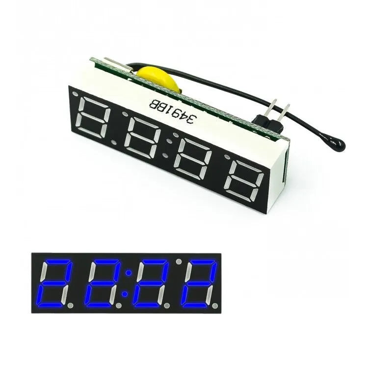 Custom Red Blue Green 3 In 1 LED RX8025 DS1302 LED electronic clock high precision clock module car clock temperature luminous car