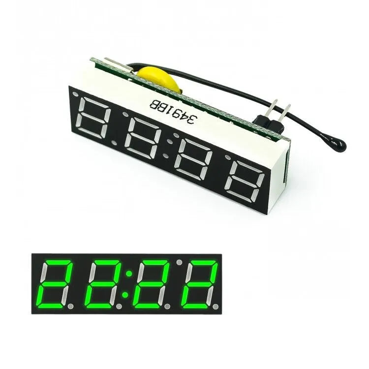 Custom Red Blue Green 3 In 1 LED RX8025 DS1302 LED electronic clock high precision clock module car clock temperature luminous car