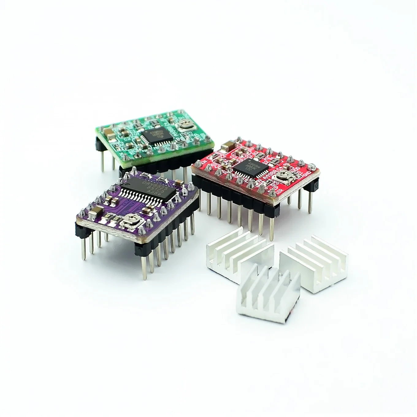 Custom Reprap Stepper Driver A4988 DRV8825 Stepper Motor Driver Module +Heat Sink