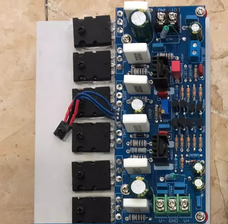 Custom Mono 300W amplifier board 1943+5200 high-power Toshiba pair transistor rear stage PCB empty board